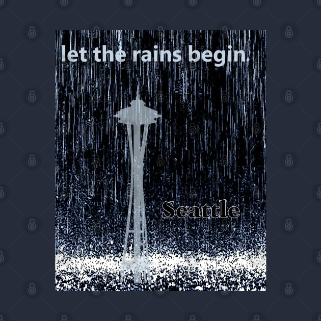 Seattle rain by amigaboy