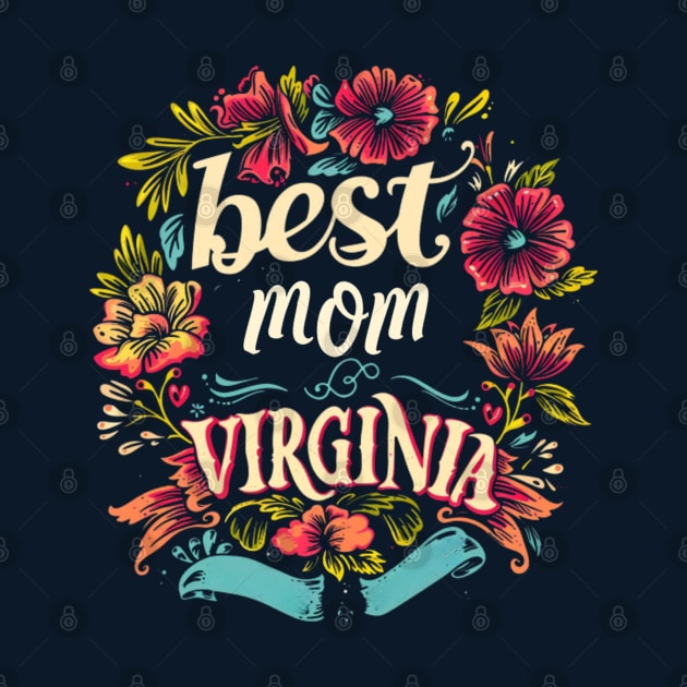 Best Mom From VIRGINIA, mothers day USA, presents gifts by Pattyld