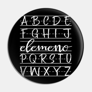 Elemeno  Teacher Apreciation Alphabet Gifts For Teachers Pin