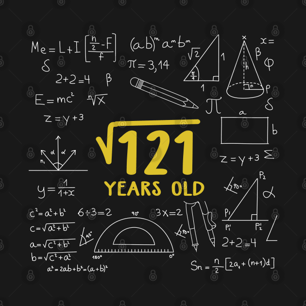 Square Root of 121 by TeddyTees