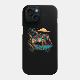 Cinque Terre Pixel Art Phone Case