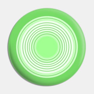 Circle bright shades of green Pin