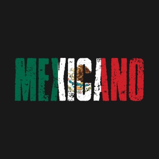 Mexicano Flag Vintage T-Shirt