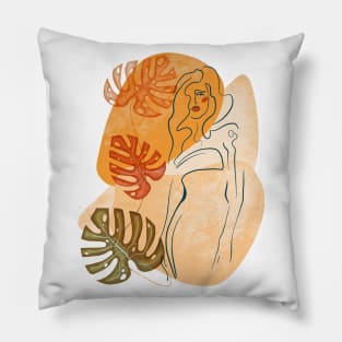 Line illustration Pillow