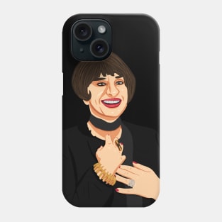 Patti in black Phone Case