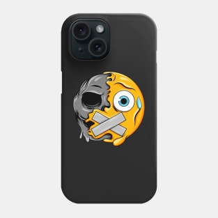 Bandage Mouth Zombie Emoji Phone Case