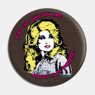 Pop Art Dolly Parton Pin