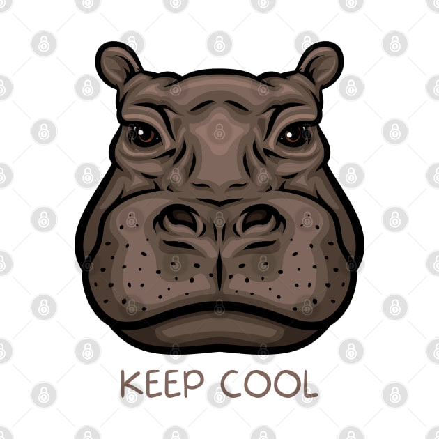 Cool Hippo by Pearsville