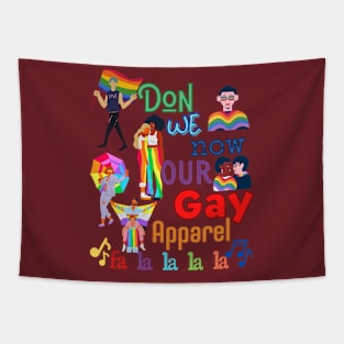 Our Gay Apparel Queer Christmas Tapestry