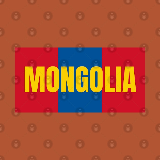 Mongolia Flag Colors by aybe7elf