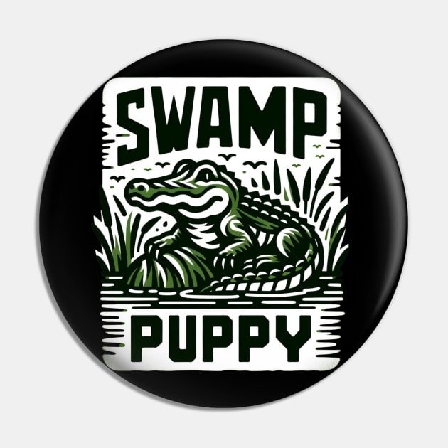 Swamp Puppy, Crocodile Alligator Reptile Lover, Florida Everglades Pin by ThatVibe