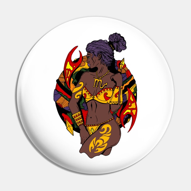 Scorpio Beauty - Nubian Edition Pin by kenallouis