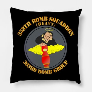 358th Bomb Squadron - 303rd Bomb Group - WWII Pillow