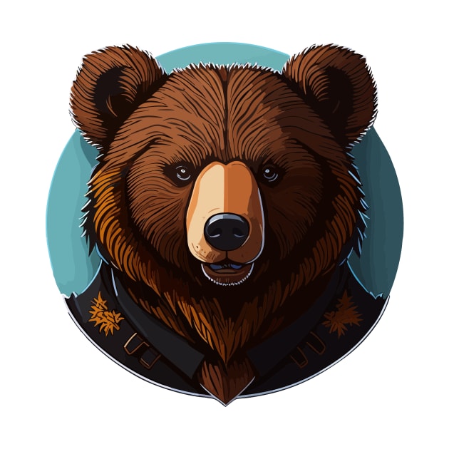 Grizzly Bear Portrait by SpriteGuy95