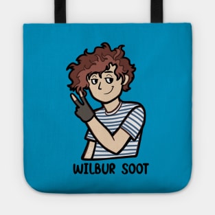 Wilbur in striped Tee Tote