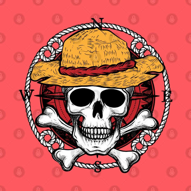 Straw Hat Pirates Jolly Roger by carloj1956