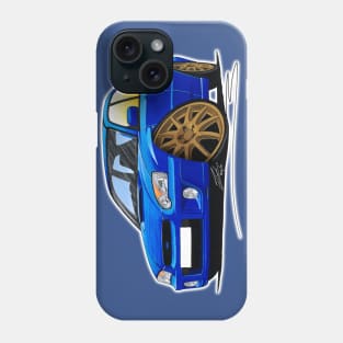 Subaru Impreza (03-06) Blue Phone Case