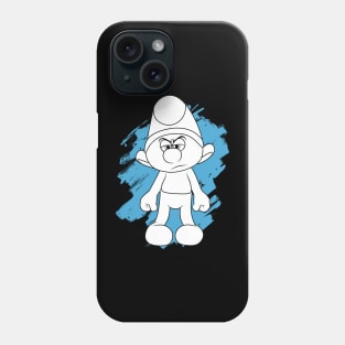 grouchy smurf Phone Case