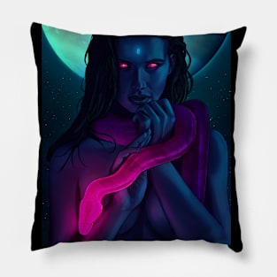 Snake Girl 2 Pillow