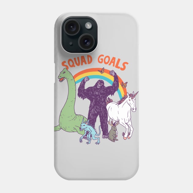 Squad Goals: Cryptids Phone Case by Hillary White Rabbit