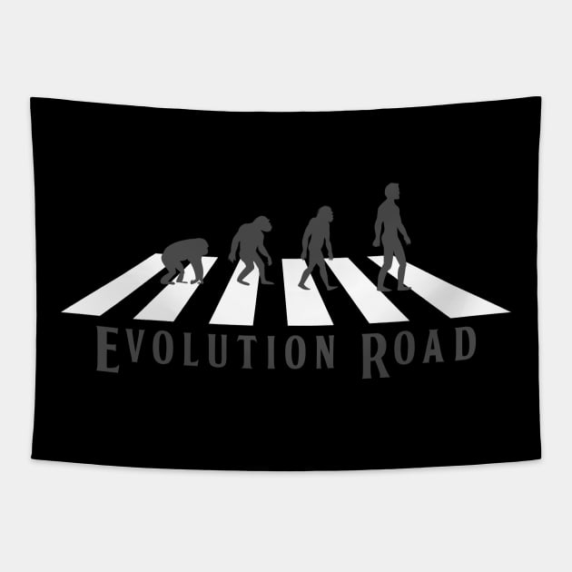 Evolution Road Tapestry by ShawneeRuthstrom