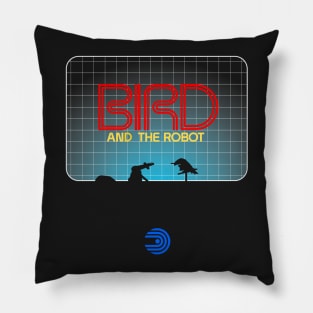 Bird and Robot Show Pillow