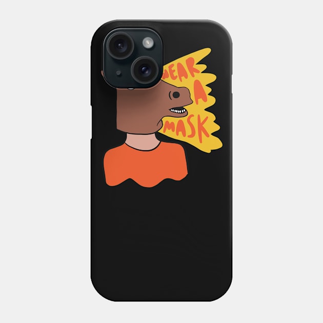 Wear A Mask Phone Case by isstgeschichte