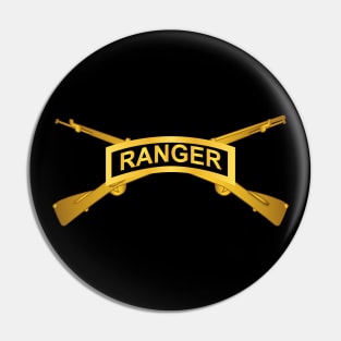 Ranger Tab w  Infantry Branch wo Txt Pin