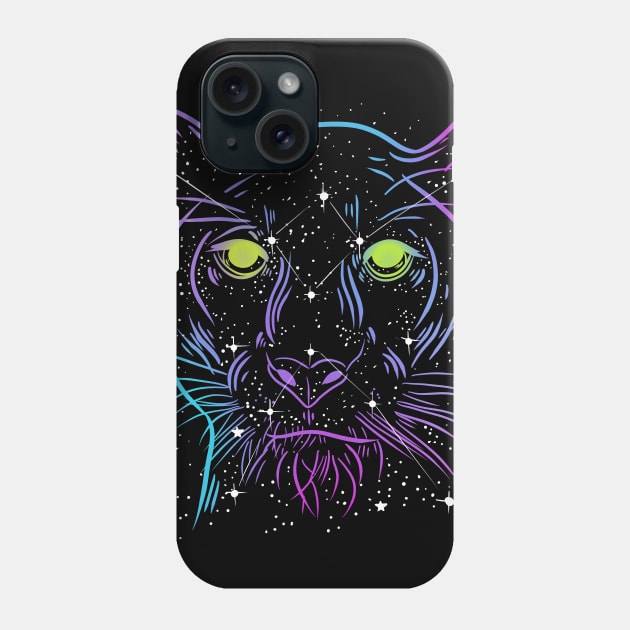 Panther Constellation Phone Case by absolemstudio