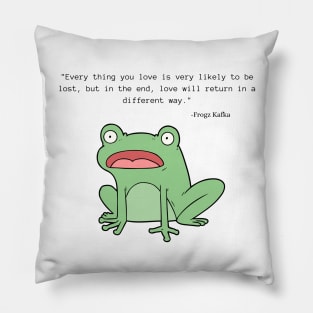 Frogz Kafka Pillow