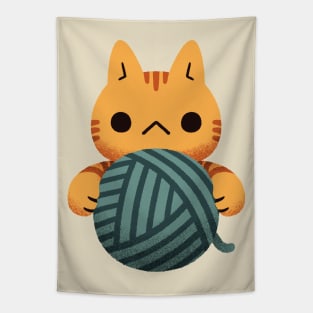 Yarn Kitty - Orange Tapestry