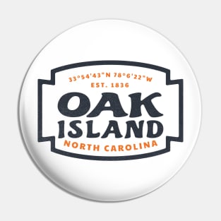 Oak Island, NC Summer Vacation Beach Trip Pin