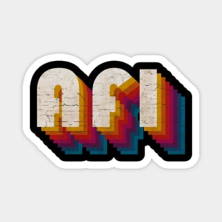 retro vintage AFI Magnet