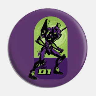 Vintage Eva Unit 01 Pin