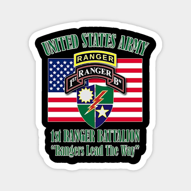 1st Ranger Battalion Magnet by Relaxed Lifestyle Products