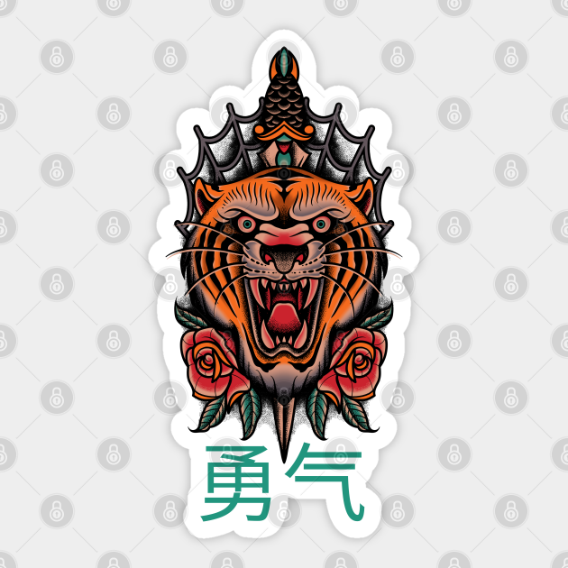 Year Of The Tiger | Chinese Zodiac Horoscope | Traditional Tattoo Art Style Gift - Year Of The Tiger - Sticker | TeePublic Year Of The Tiger | Chinese Zodiac Horoscope | Traditional Tattoo Art Style Gift - Year Of The Tiger - Sticker | TeePublic