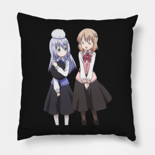 Chino and Cocoa Pillow