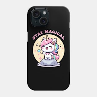 Kawaii Unicorn - Stay Magical Phone Case
