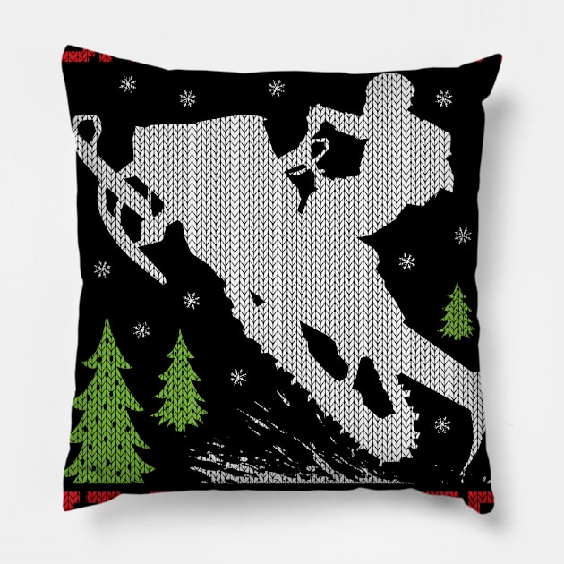 What Fun Snowmobile Ride Pillow by OffRoadStyles