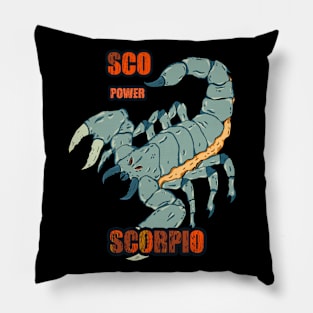 scorpio power Pillow