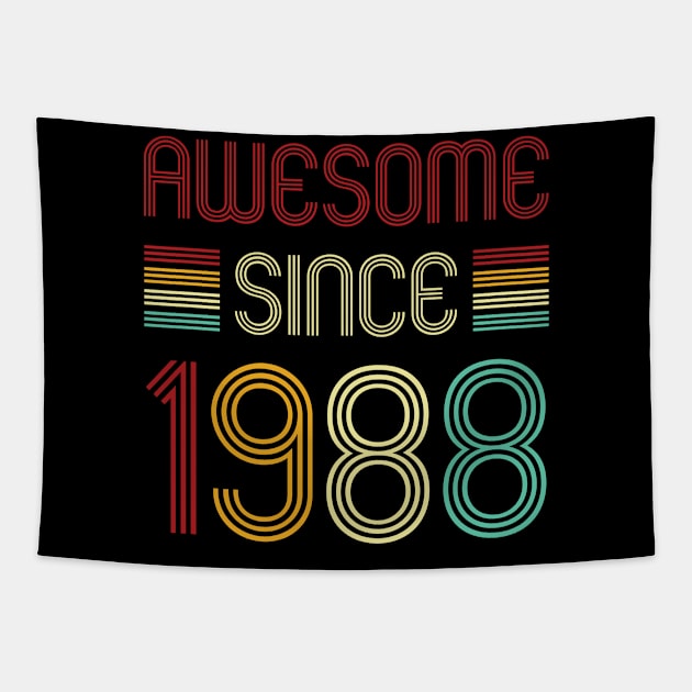 Vintage Awesome Since 1988 Tapestry by Che Tam CHIPS