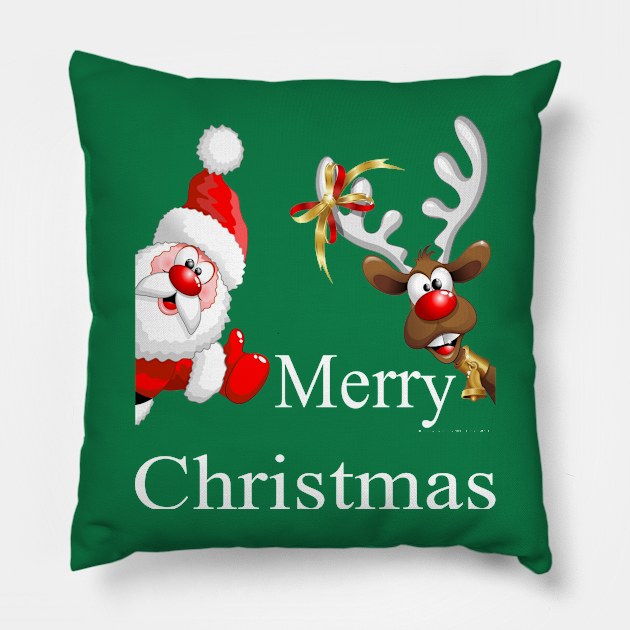 Christmas gift for family Pillow by ananalsamma