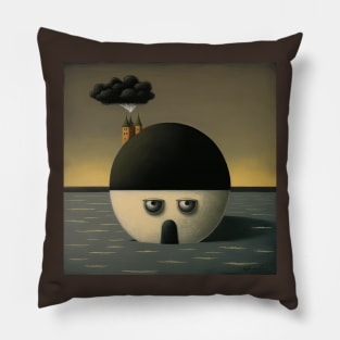 Climate change concept Pillow