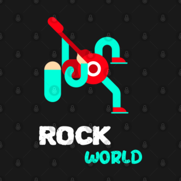 Disover ROCK WORLD HARDCORE SUPERSTAR METAL MUSIC IS MY LIFE - Rockstar - T-Shirt