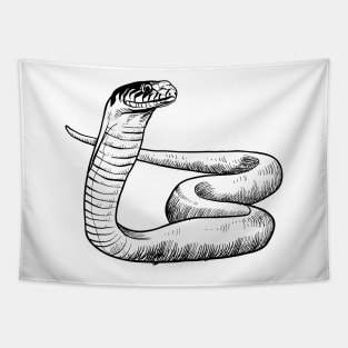 Snake hand drawn Tapestry