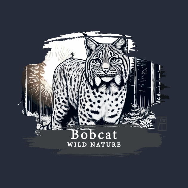 Bobcat - WILD NATURE - BOBCAT -9 by ArtProjectShop