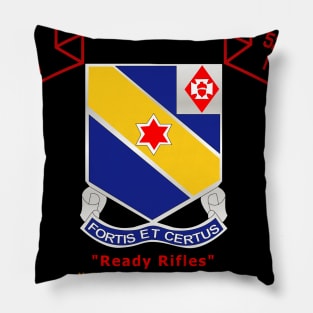 C Co 52nd Infantry - Patrol Dog - Ready Rifles Pillow