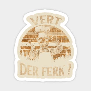 VINTAGE - Cheeff vert Der Ferk black Magnet