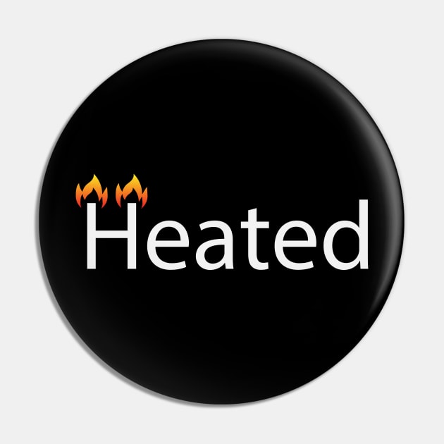 Heated artistic text design Pin by BL4CK&WH1TE 