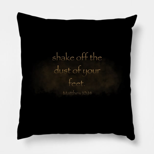 Shake the dust Pillow by 752 Designs